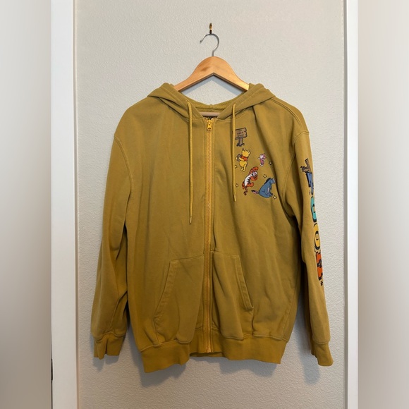 Disney Winnie the Pooh Yellow Zip-Up Hoodie - Picture 3 of 8